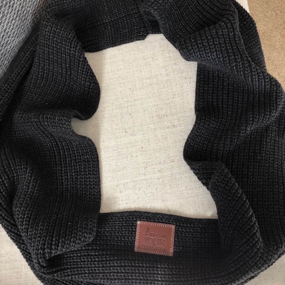 Love Your Melon Charcoal Infinity Scarf